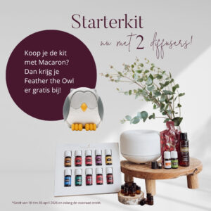 Starterkit met Macaron diffuser (nu met gratis extra diffuser)